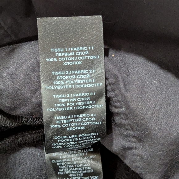 Mens BALMAIN Embossed Moto Jogger Pants Black Large - Picture 9 of 11